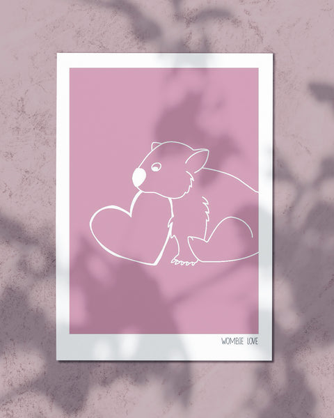 Greeting card - Wombie Love