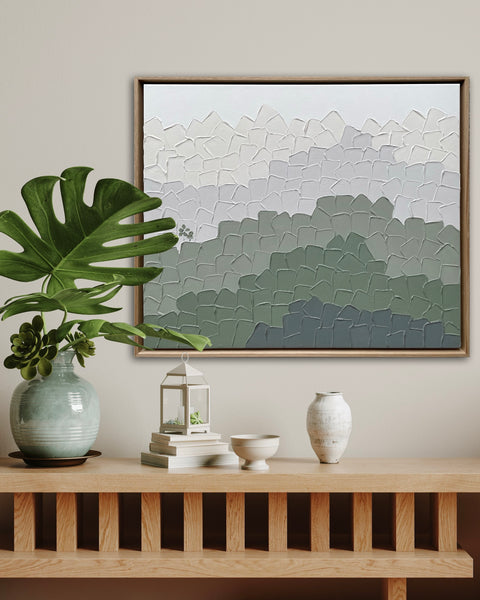 Scape - Misty Hills  (oak framed)