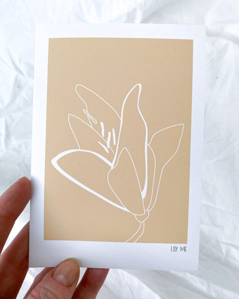 Greeting card - Lily Me